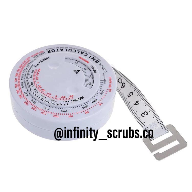 Body Measure Tape 150cm BMI Body Mass Index Tape Measure Retractable Tape  Arms Chest Thigh or Waist Measuring Tape BMI Calculator, Measures Tools
