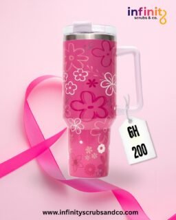 Grab a 40 oz Pink medical themed cup for only Gh200.#fyp #explore #viral #stanleycups #stanleycupghana